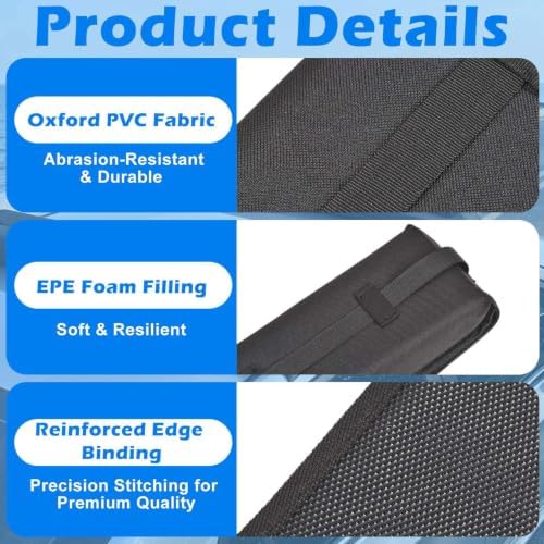 Roof Rack Pad for Kayak Surfboard SUP Canoe, 2 Pack Soft Pads - Image 4