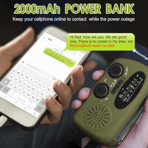RunningSnail Hand Crank Emergency Radio - Image 3