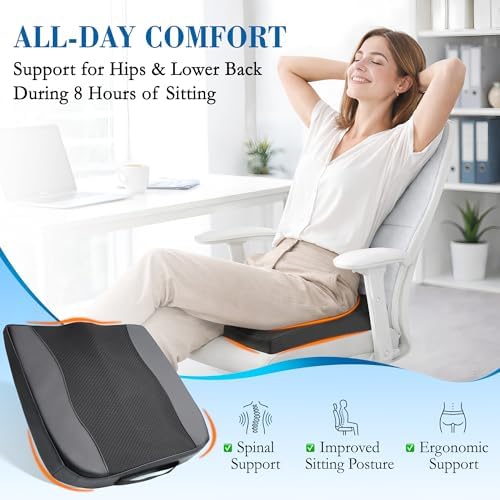 Lofty Aim Car Seat Cushion, Memory Foam Car Seat Cushions - Image 3