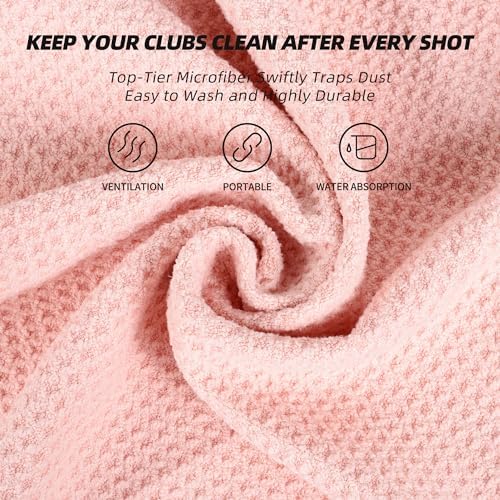 Mile High Life Microfiber Golf Towel 6 Pack Waffle - Image 3