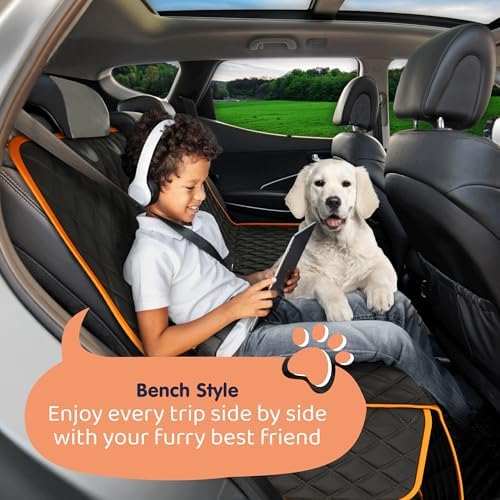Dog Car Seat Cover for Back Seat, Dog Hammock for Car, Truck & Tesla - Image 5