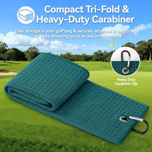 Mile High Life Golf Towel 16x24 inch, Upgraded Large Waffle Weave - Image 3