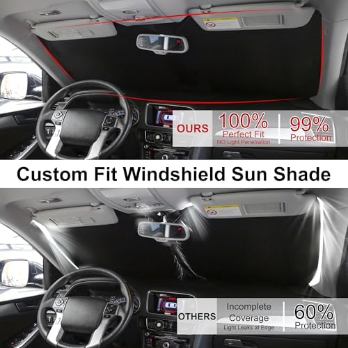 Windshield Sun Shade Sunshade for 2016-2025 2026 Volvo XC90 - Image 3