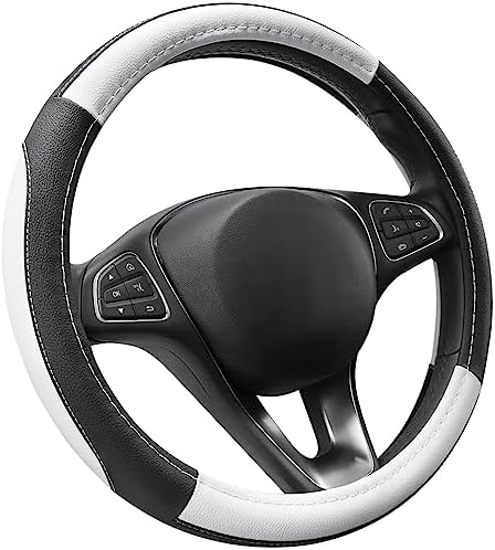 SEG Direct Steering Wheel Cover 14.5-15 inch Car Auto Interior Accessories by SEGDirect