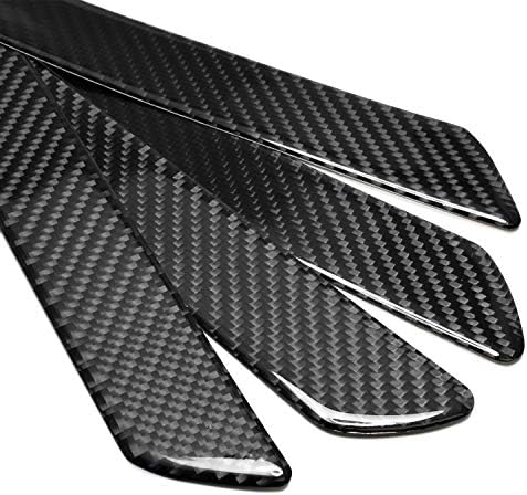 iPick Image for Jeep Black Real Carbon Fiber 4 Pcs Universal Door Sill Step - Image 4