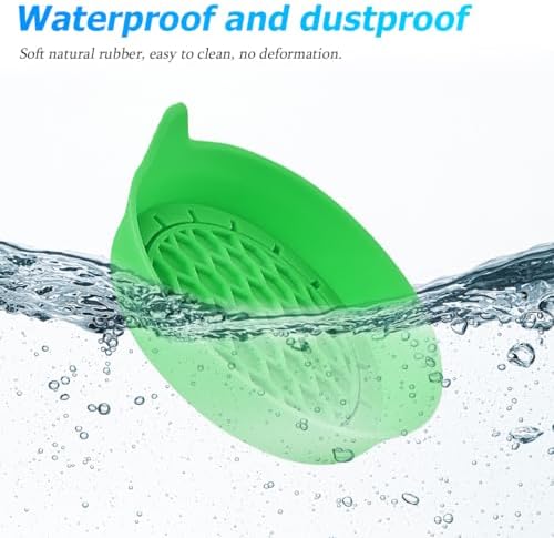 Zpana 4PCS 3.15 Inch Car Cup Holder Coasters Silicone Non-Slip Bright Green - Image 3