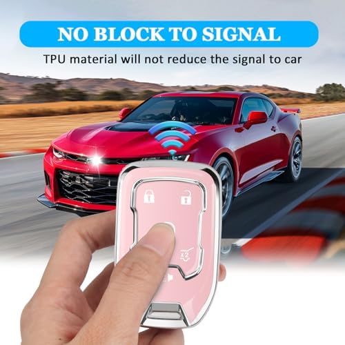for Chevy GMC Key Fob Cover 6 Buttons Key Case 2016-2025 - Image 3