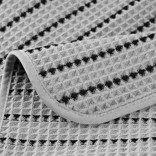 POLYTE 430 GSM Poly Blend Microfiber Waffle Wash Cloth Face Towel, 13x13 in - Image 5