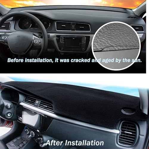 Dashboard Mat Cover for Jeep Wrangler JK 2011-2017 Nonslip Center Console - Image 6