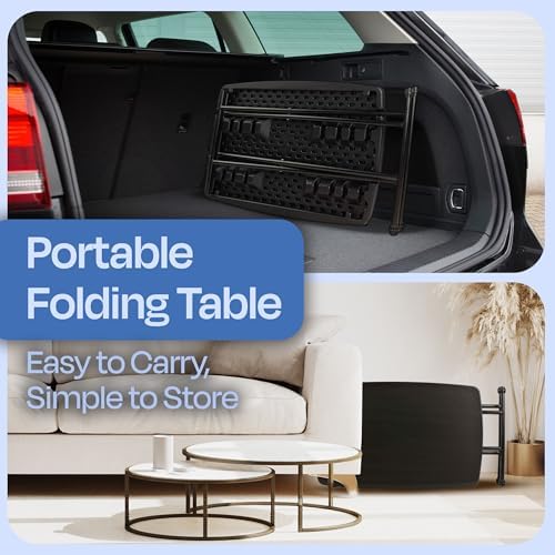 Lavish Home Indoor & Outdoor Portable Folding Table - Image 4