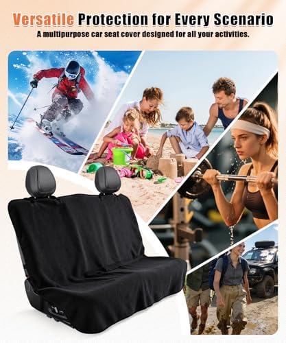 Universal Back Car Seat Cover for Pets Dog Seat Cover Hammock Heavy Duty - Image 5