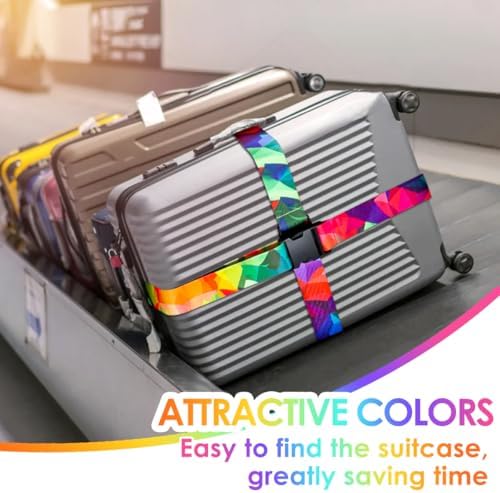 Gutsdoor Luggage Straps for Suitcases Adjustable Travel Belt, Connector Holds - Image 5
