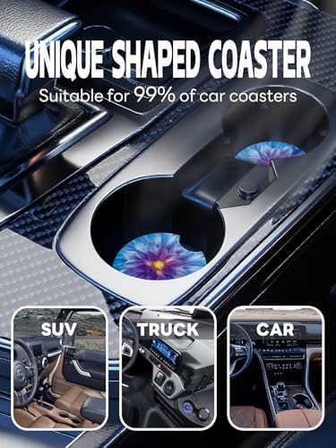 WOCOCN Car Coasters, Cup Holder Coasters - Image 6