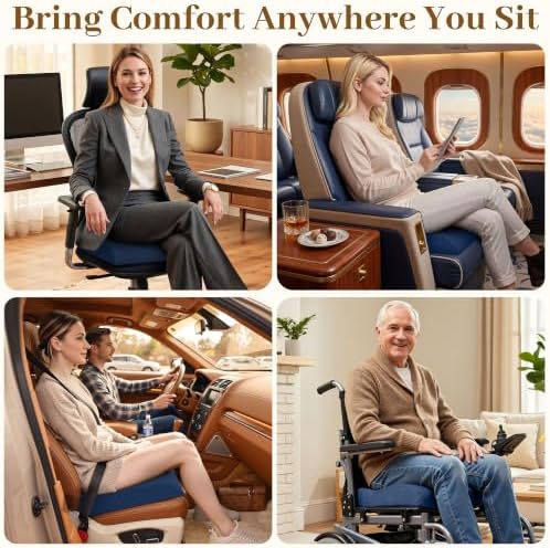 TranquilRelax XL Memory Foam Seat Cushion - Image 5