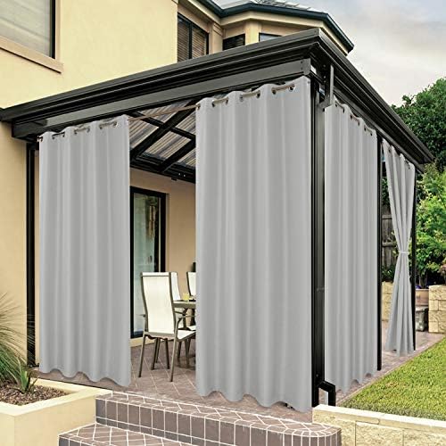 BONZER Outdoor Curtains for Patio Water Resistant Thick by Bonzer