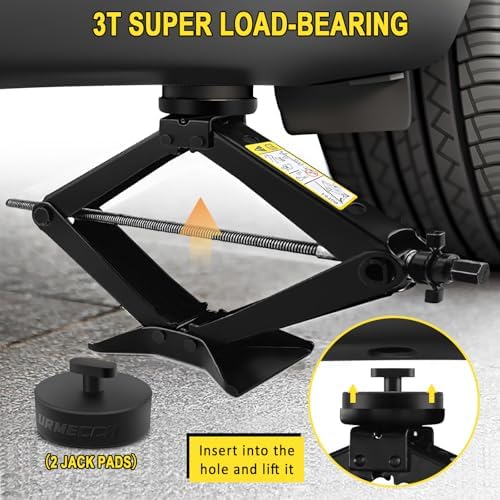 3-Ton Scissor Jack Kit for Chevrolet C5 C6 C7 C8 GS Z - Image 2