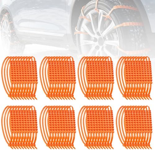 Universal Anti-Skid Snow Tire Chains, 2026 New Emergency Traction Cables by LANMOK