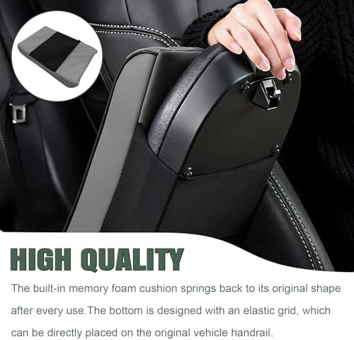 1 PCS Car Armrest Box Booster Pad, Leather 3D Texture Anti-Scratch Protective - Image 6