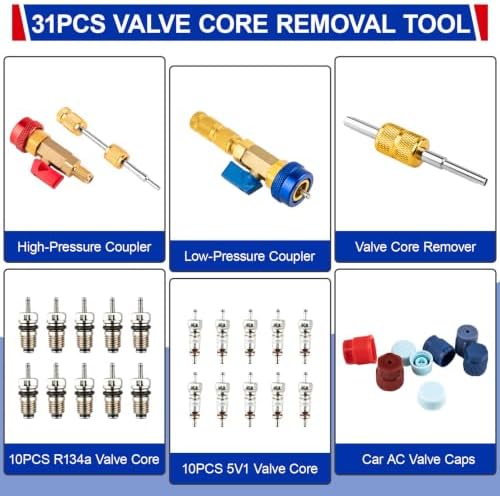 31PCS AC Valve Core Removal Tool - Image 3