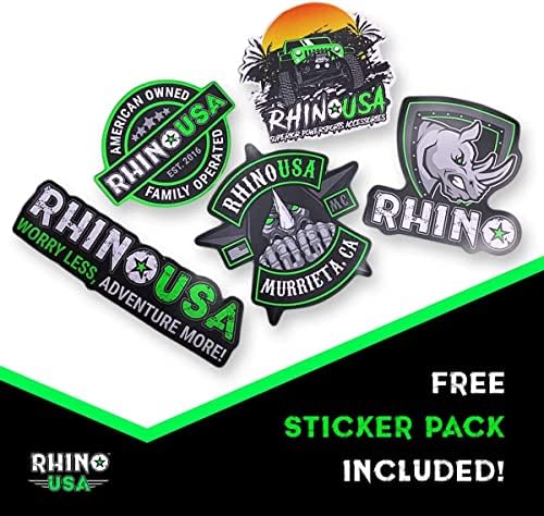 Rhino USA Recovery Combo Kit - 30ft Tow Strap & D-Ring Shackles - Image 7
