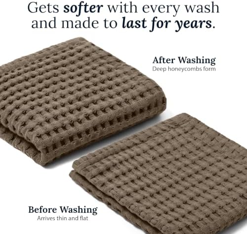 GILDEN TREE Waffle Bath Towels Wash Cloths - Image 5