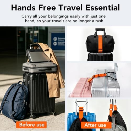 Luggage Connector Straps, Adjustable Elastic Durable Straps - Image 6