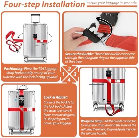TSA Approved Luggage Straps - Image 7