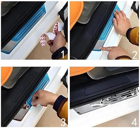 4Pcs Stainless Steel Door Sill Protector - Image 6