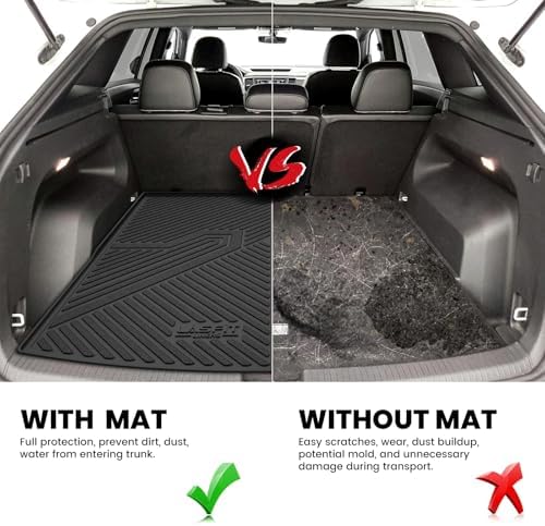 LASFIT Trunk Mat for Volkswagen Atlas Cross Sport 2020-2026, Custom Fit - Image 6