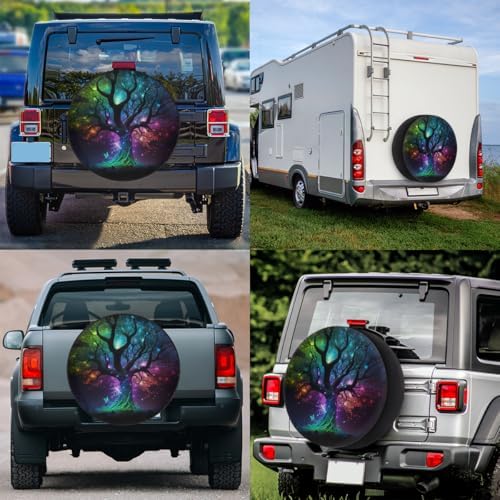 Rv Spare Tire Cover Wheel Tree of Life Tire Covers Wheel Protectors Universal - Image 6