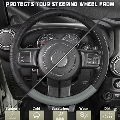 SEG Direct Car Steering Wheel Cover - Image 3