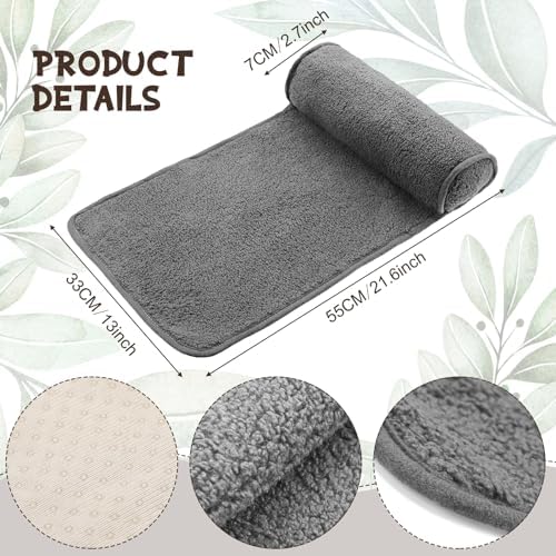 Weysat Head Neck Pillow for Recliner Chair Head Rest Roll, Dark Gray - Image 2