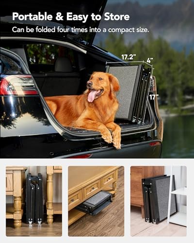 PetThem Dog Ramp for Car, Extra-Long Extra-Wide Foldable - Image 5