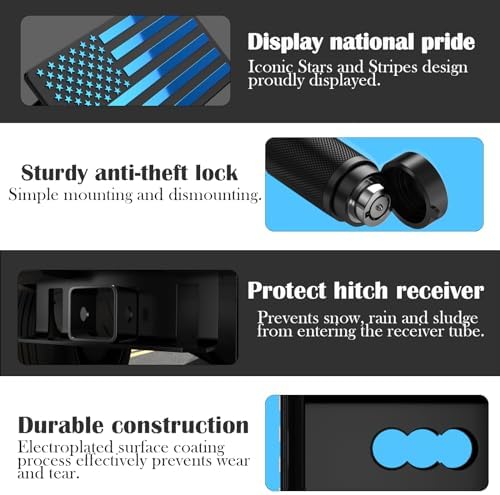 OGYE 2 Inch Trailer Hitch Cover - Image 3