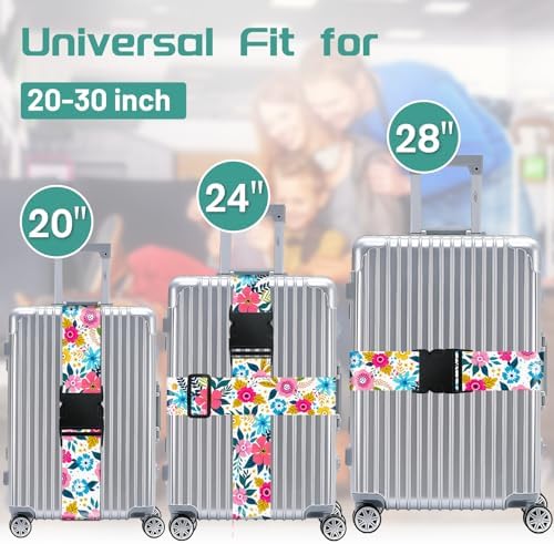 Slohif Luggage Straps for Suitcases Travel Belt Accessories Luggage Connector - Image 3