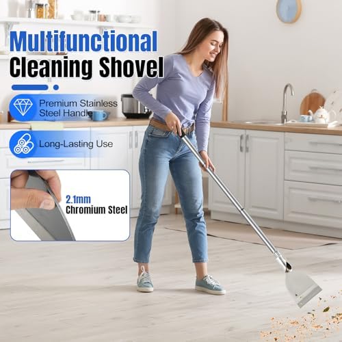 Paint Floor Scraper Tool, Wallpaper Removal, Garden Flat Shovel - Image 2