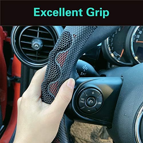 PINCTROT Large Size Steering Wheel Cover Great Grip 15.75 Inch - Image 4