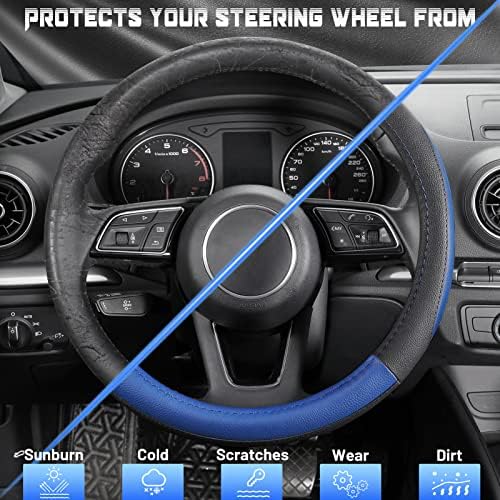SEG Direct Car Steering Wheel Cover - Image 4