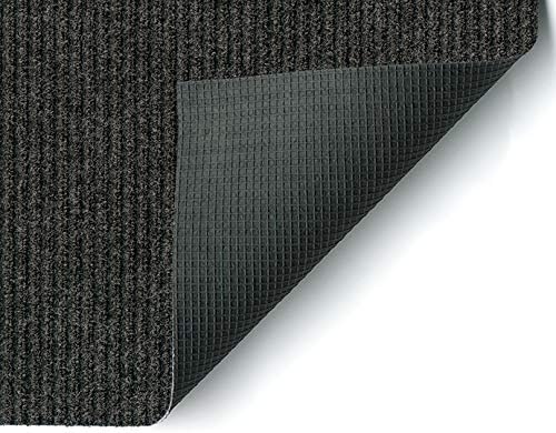 KOECKRITZ Heavy Duty Durable All Weather Indoor/Outdoor Non Slip Entrance Mat Rugs and Runners for Office Business Building Home Garage Front Door (6' x 25', Charcoal)