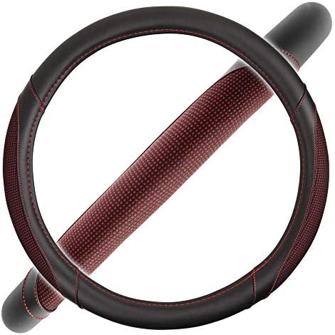 Motor Trend Wine Steering Wheel Cover - Image 2