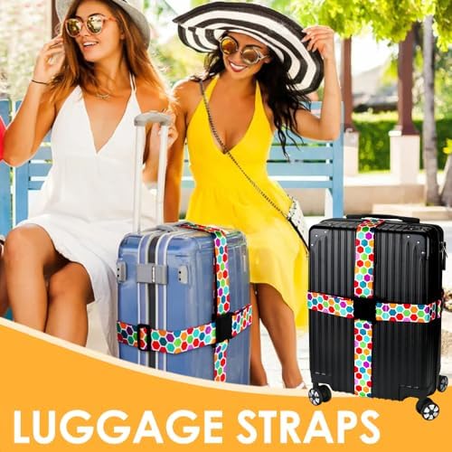 Gutsdoor Luggage Straps for Suitcases Adjustable Travel Belt, Connector Holds - Image 6
