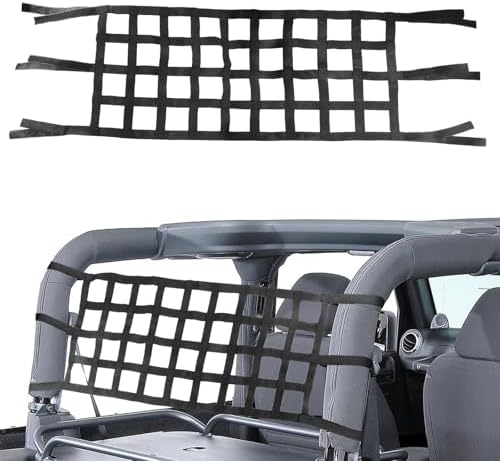 ​Aochuang Top Mesh Roof for Jeep Cargo Net Hammock for Jeep Wrangler by Aochuang