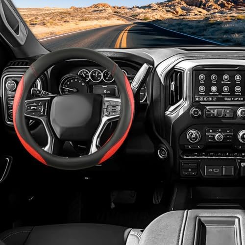 Car Steering Wheel Cover for Chevy Silverado 1500 2500 3500, Chevrolet Steering - Image 2
