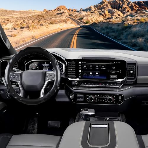 Car Steering Wheel Cover for Chevy Silverado 1500 2500 3500 - Image 2