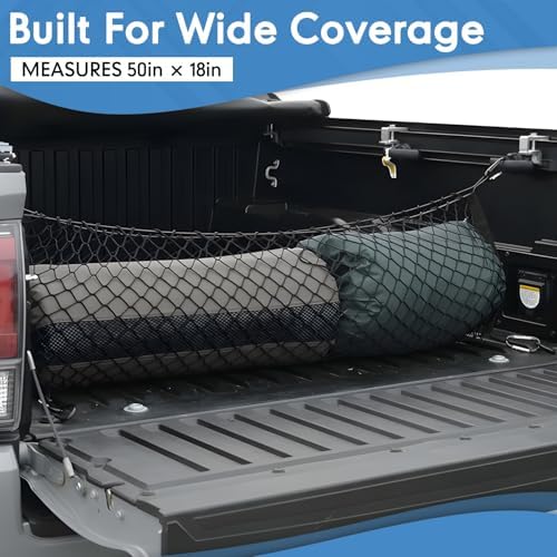 Truck Bed Cargo Net 50"x18" for Pickup - Image 6