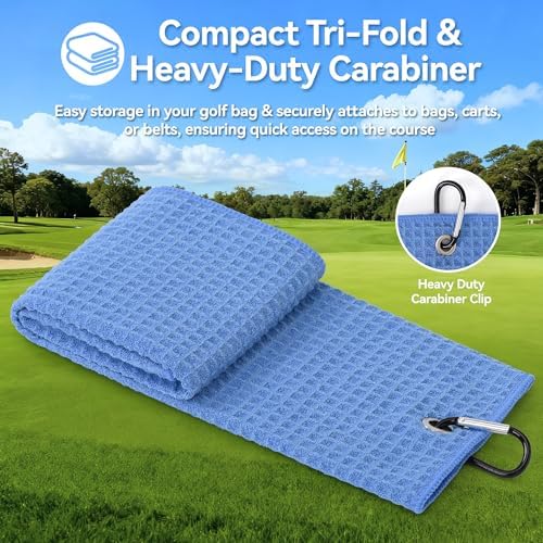 Mile High Life Golf Towel 16x24 inch, Upgraded Large Waffle Weave - Image 3