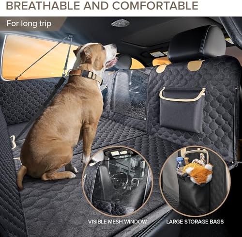 XL Truck Back Seat Extender for Dogs, Dog Car Seat Cover for Back Seat - Image 5