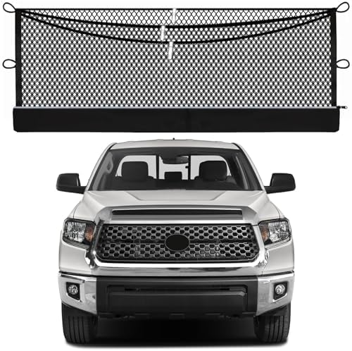 3-Layer Cargo Net for Toyota Tundra 2007-2026, Zoned Storage Truck Bed Net by MakeLifeBetter