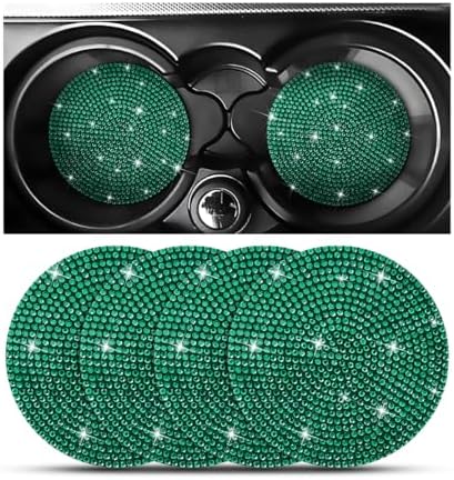 Osilly 4PCS 2.75 Inch Rhinestone Cup Holder Coasters by Osilly
