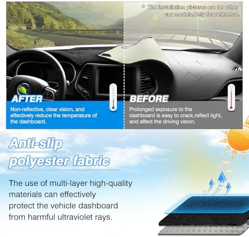 CARTIST Dash Cover for Lexus RX300 RX330 RX350 2004-2009 Dashboard Mat - Image 4